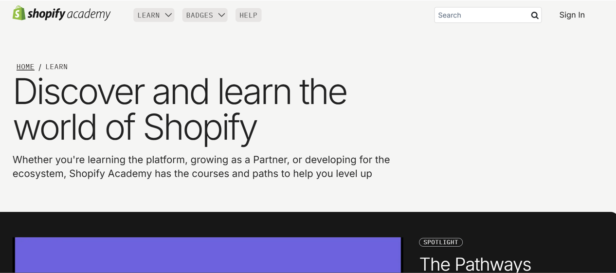 Shopify免費電商課程推薦