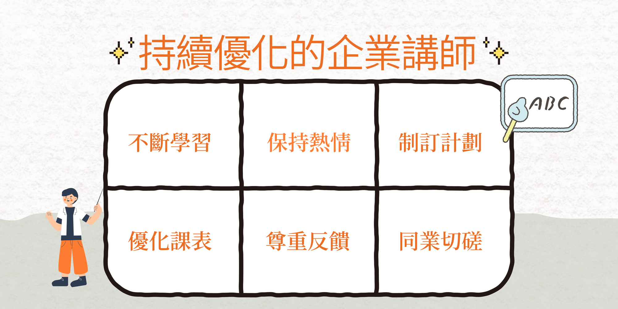 可持續優化的講師