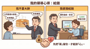 公司開了25年，我的領導員工心得只有五個字：給錢最實在