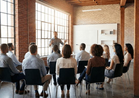 corporate training session