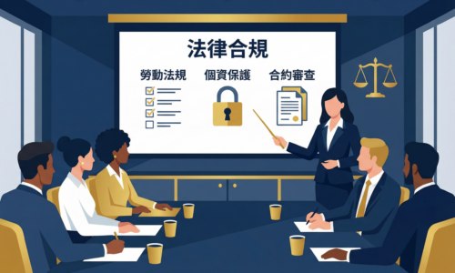 法律合規講座：勞動法規、個資保護、合約審查