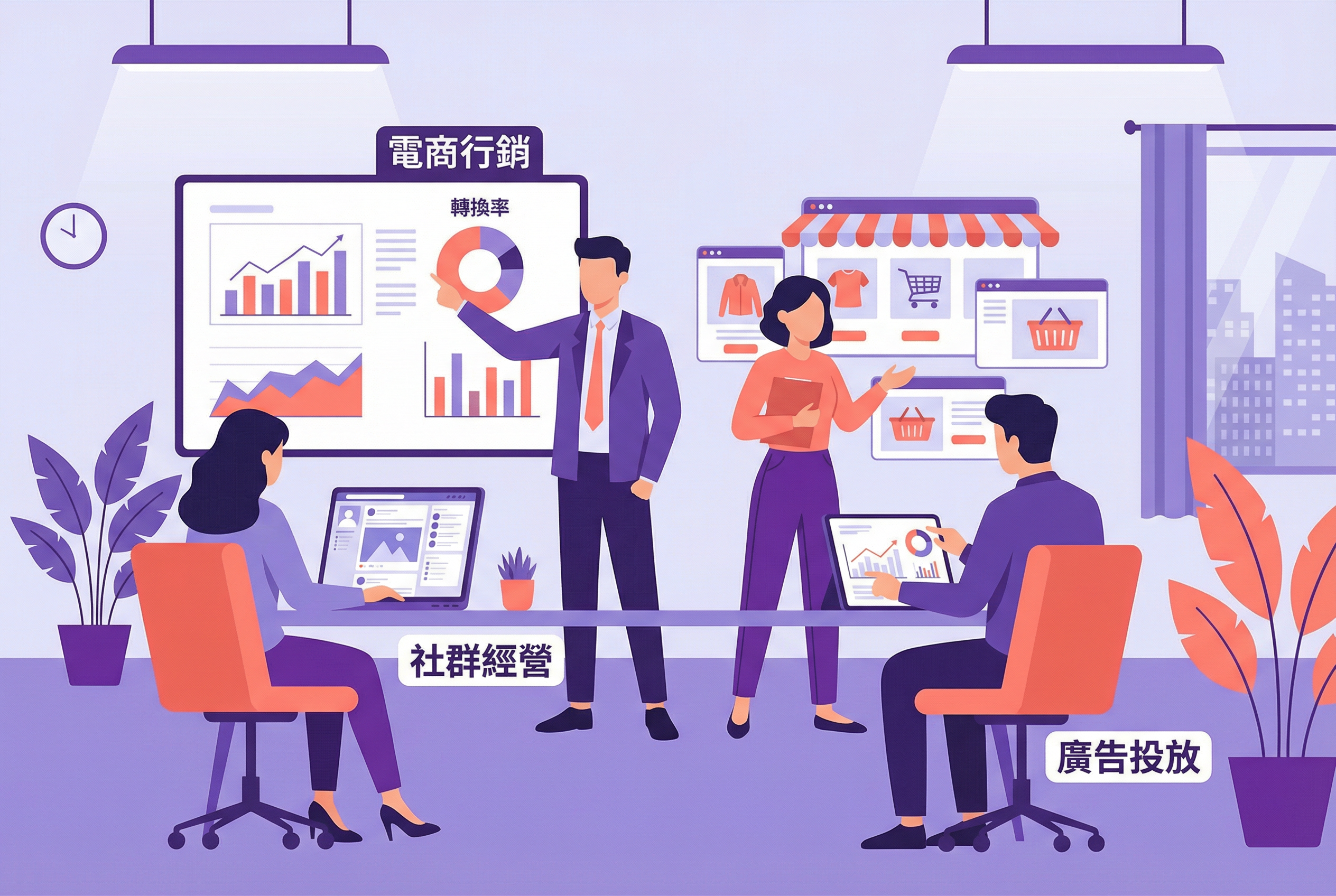 電商行銷團隊社群經營與廣告投放