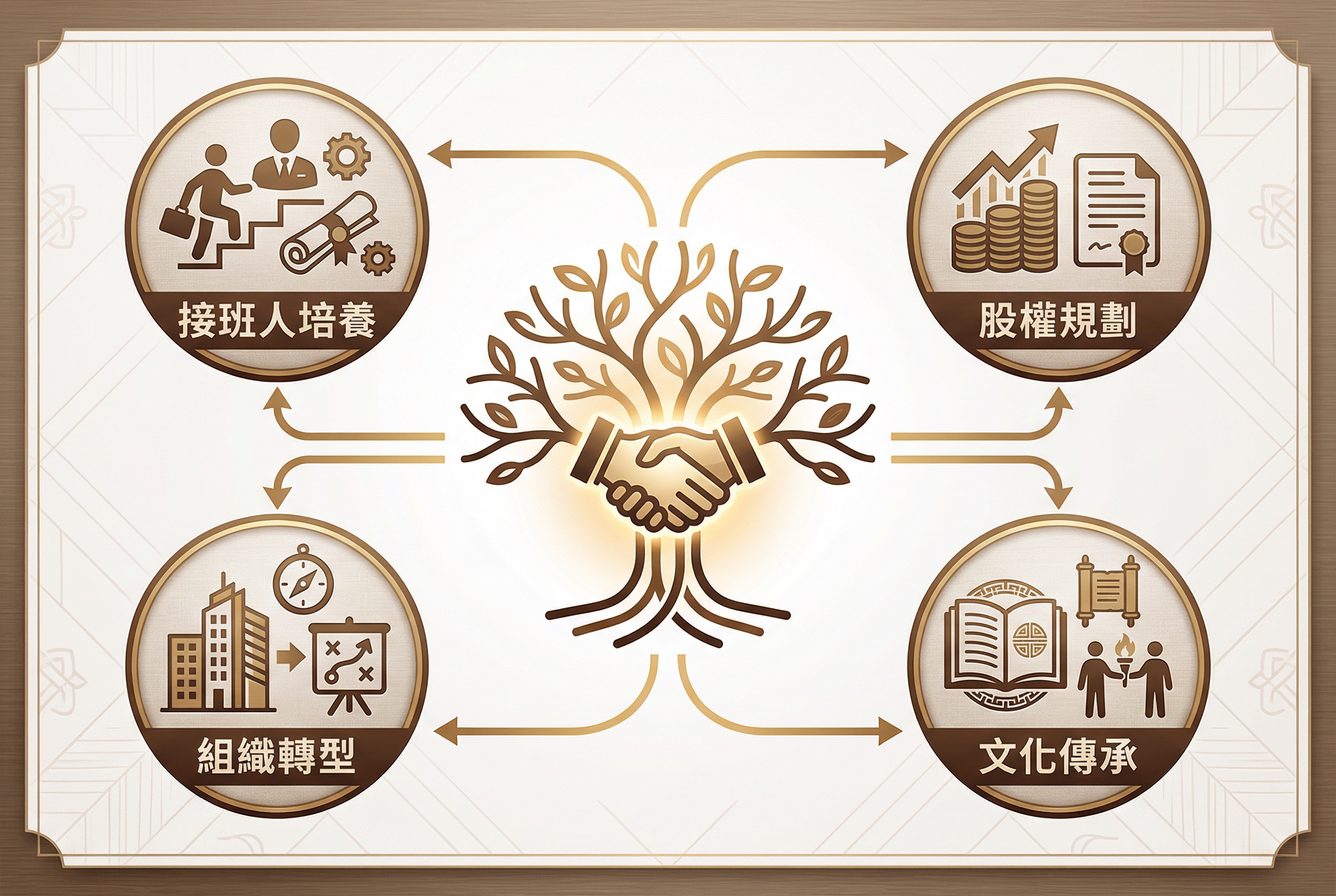 企業接班四大面向