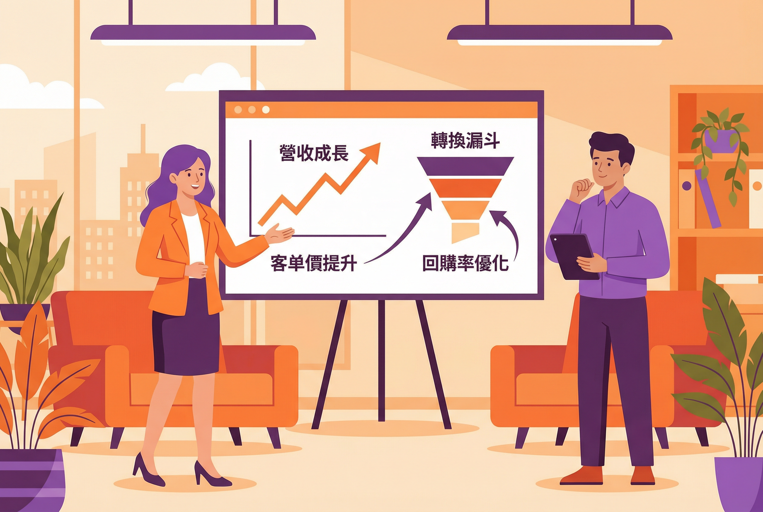 電商營收成長與轉換漏斗策略