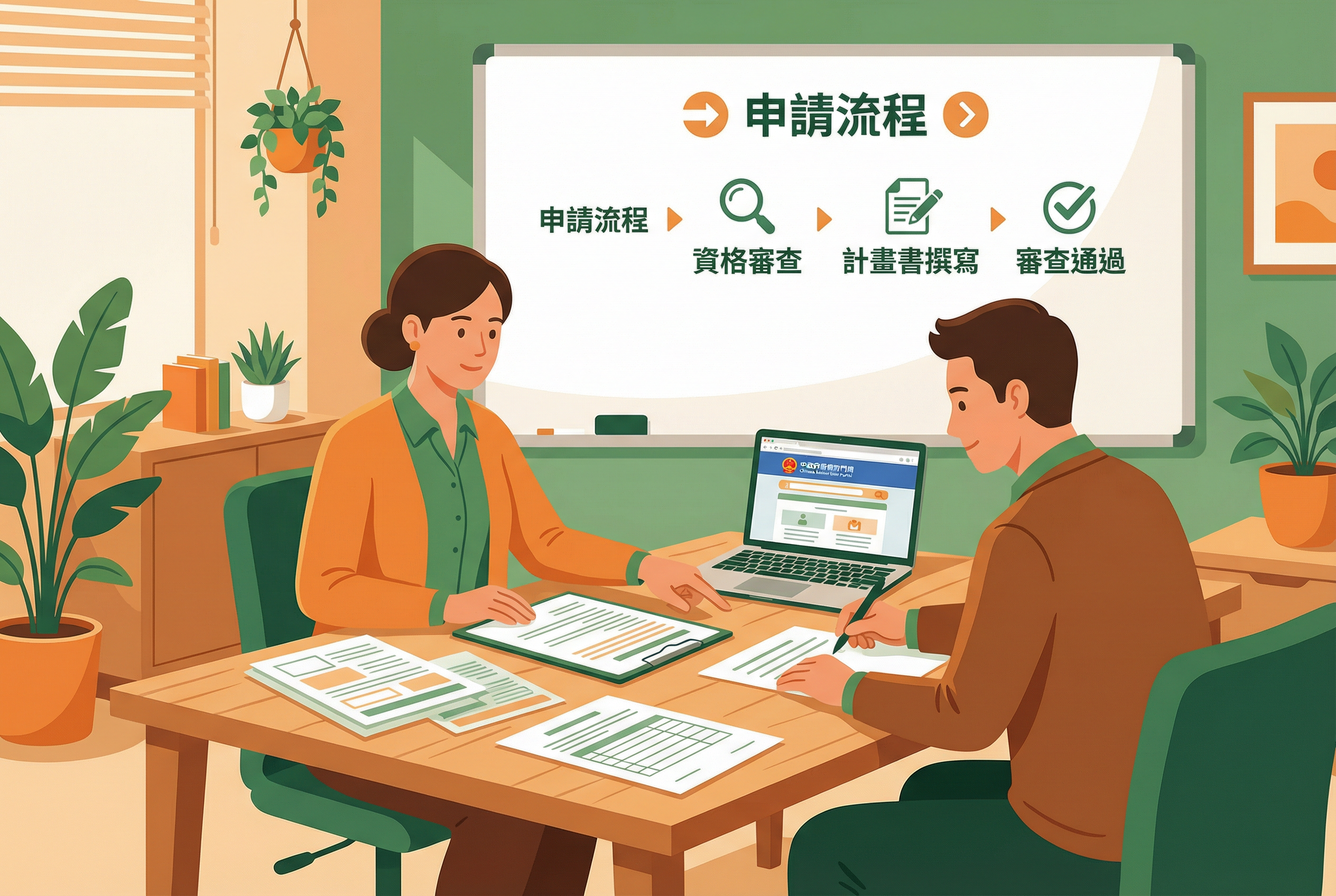 政府補助申請流程