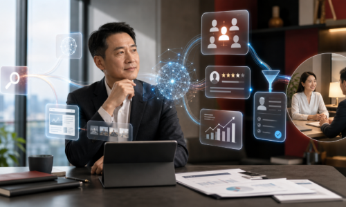 AI 自動獲客系統整合搜尋、內容、評價、CRM 與真人諮詢