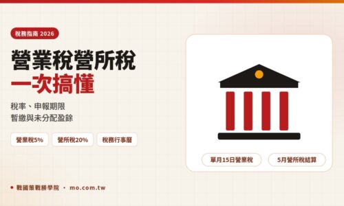 營業稅怎麼算？2026 營業稅 5% 與營所稅 20% 申報期限、稅率完整指南