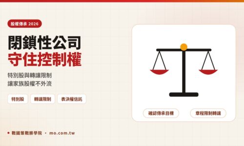 閉鎖性公司是什麼？2026 閉鎖性股份有限公司特別股與家族股權設計全解析